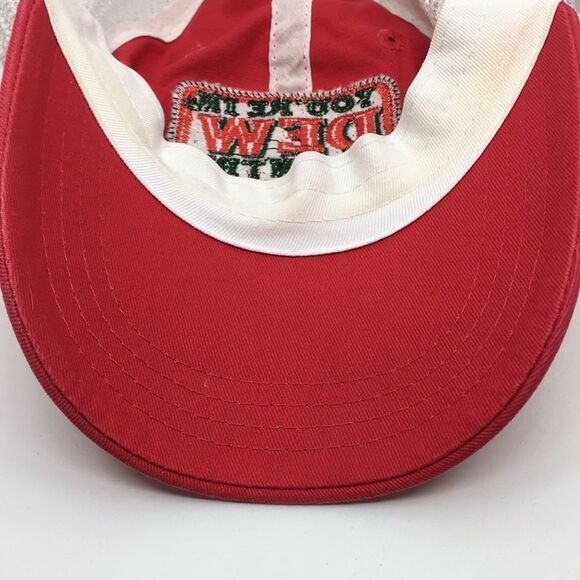 Mountain Dew “You’re in Dew Country” cotton blend and mesh red baseball cap - Picture 12 of 16